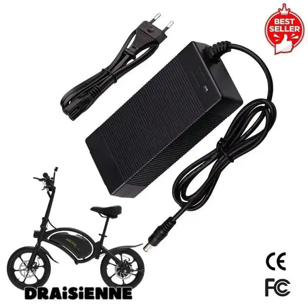 Chargeur draisienne 36V ➡️ 42V / 2A TROTT-RIDERS