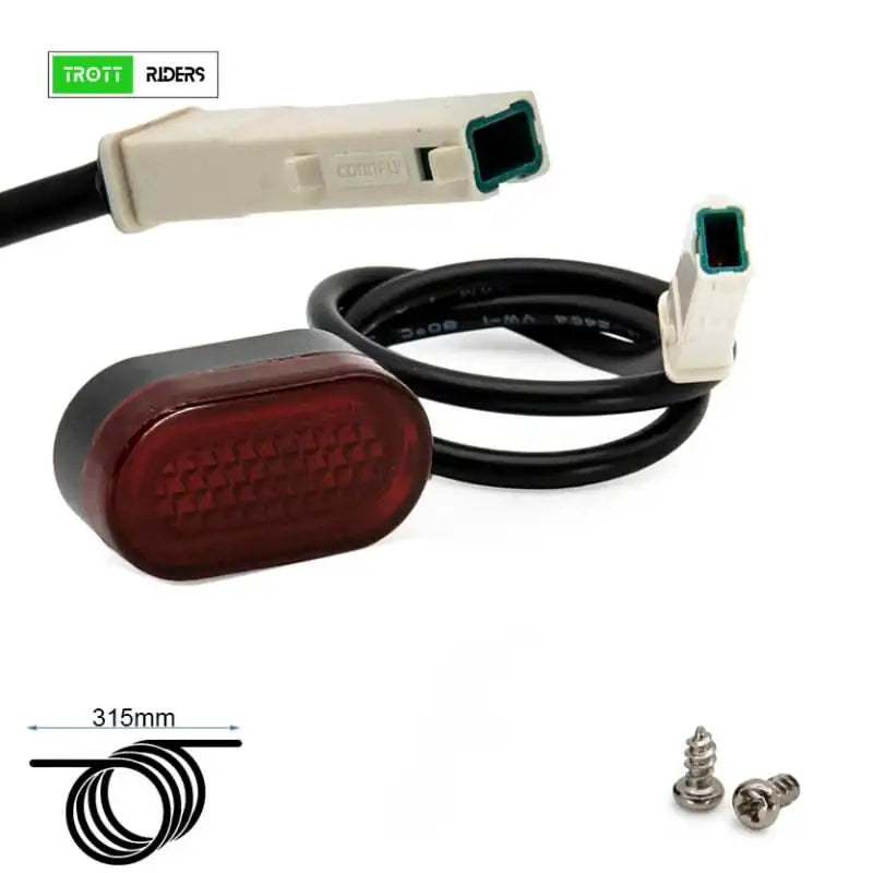 Phare Avant LED Xiaomi M365 – étanche, Portée 10 M, Facile à Remplacer, éclairage Puissant Pour Trottinette électrique