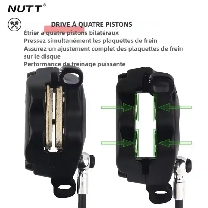 Frein Hydraulique NUTT 4 Pistons : Puissance et Contrôle Nutt