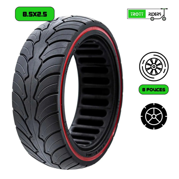 Pneu Plein Ultraléger 8x2,5 pour Dualtron Mini - Trott-Riders