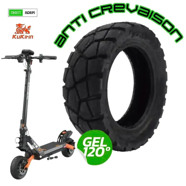 Pneu 9×3.0‑5.5 GEL Tubeless Anti‑crevaison – Kukirin G2 Pro 2024