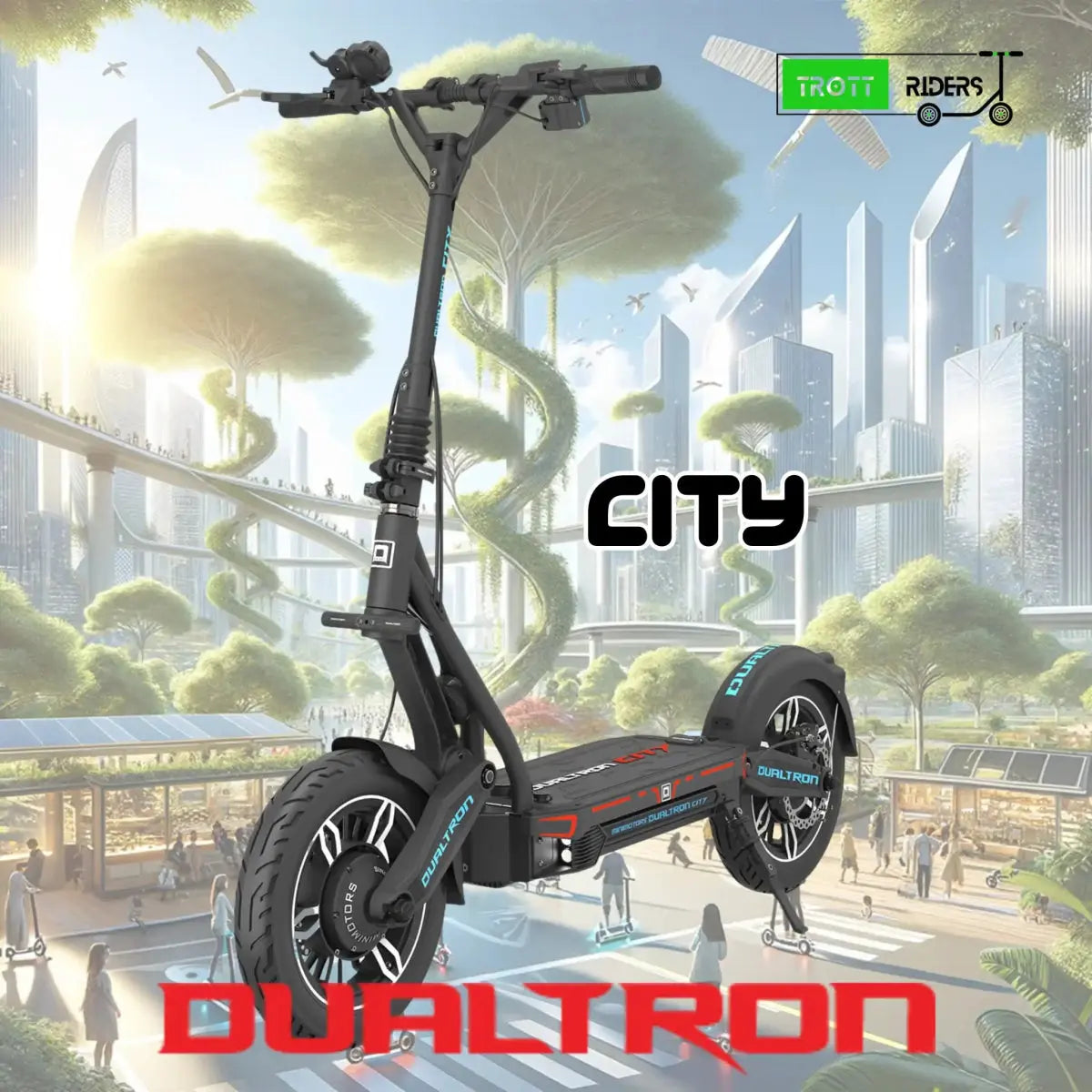 TROTTINETTE ÉLECTRIQUE DUALTRON CITY - Trott-Riders