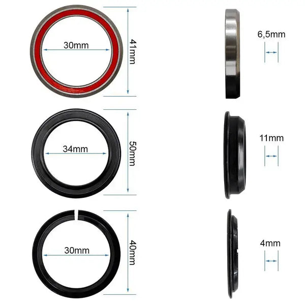 Composants du jeu de direction Kukirin G2 Pro pour trottinette kukirin avec dimensions