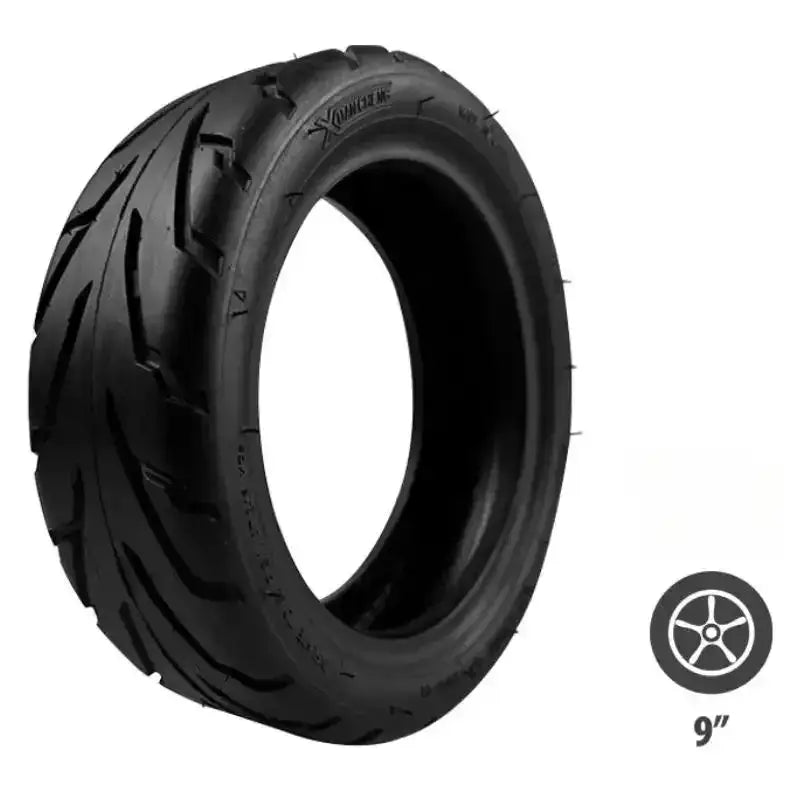 Pneu Sans Chambre à Air 9x3.00-6 – Pour Scooter Électrique, Noir, 563 G, Caoutchouc Durable