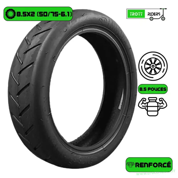 Pneu renforcé trottinette électrique 8.5x2 (50/75-6.1) - Trott-Riders