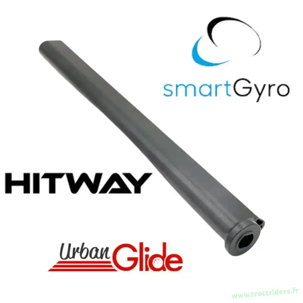 Poignée de potence Urbanglide Axe 51cm gris pour guidon de scooter, axe 19x16mm
