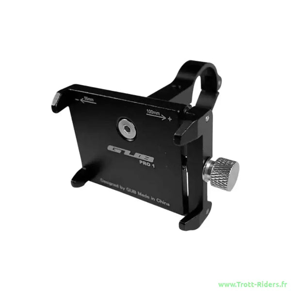 Support téléphone trottinette GUB Pro 1 pour trottinette gub, fixation en métal noir