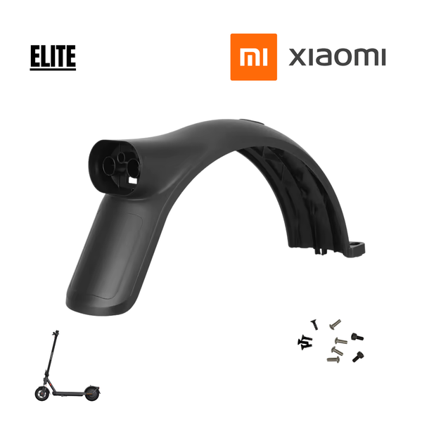 Garde-boue arrière Xiaomi Elite noir - Pièce de remplacement OEM avec visserie incluse
