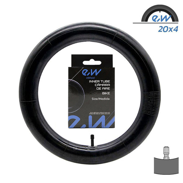 Chambre à air Fat Bike 20x4.00 valve droite Ewheel