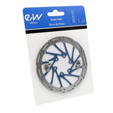 Disque de frein EWD002 140mm bleu — design ventilé