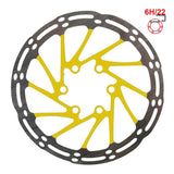 Disque de frein EWD002 140mm 6 trous jaune