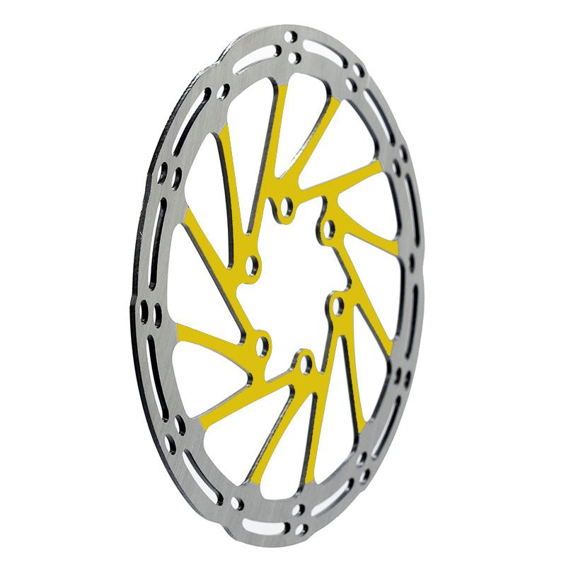 Disque de frein EWD002 140mm jaune — fixation 6 trous