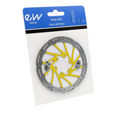 Disque de frein EWD002 140mm jaune — design ventilé