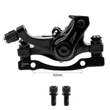 Étrier de frein à disque mécanique arrière Kukirin G2 Master / Smartgyro Ryder — vue profil gauche, entraxe 52mm, référence F160/R140, 2 vis de fixation incluses.