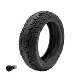Pneu tubeless off-road 9,5x2,50 vue de face avec valve — trottinette electrique