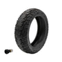 Pneu tubeless off-road 9,5x2,50 vue de face avec valve — trottinette electrique