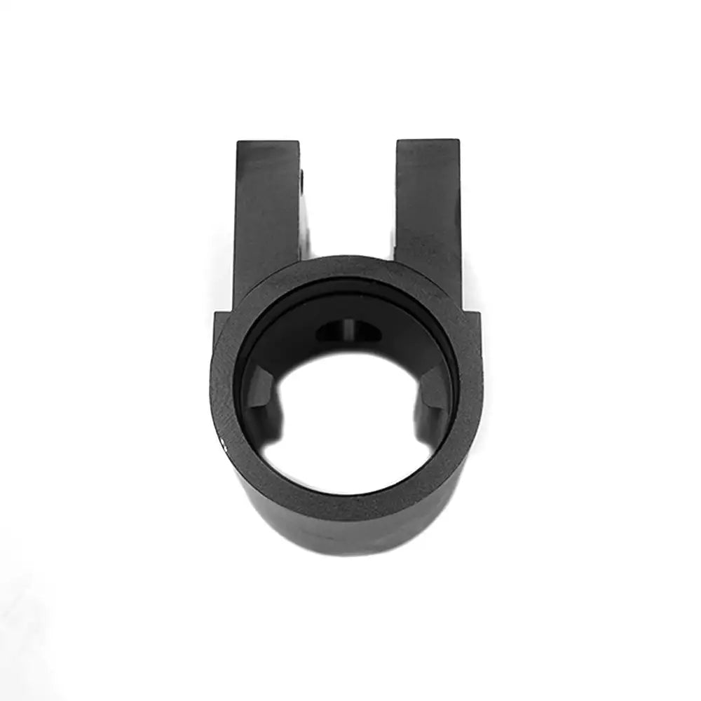 Gros plan sur le bas de colonne de direction de la trottinette électrique Kukirin G2 Pro 2024.