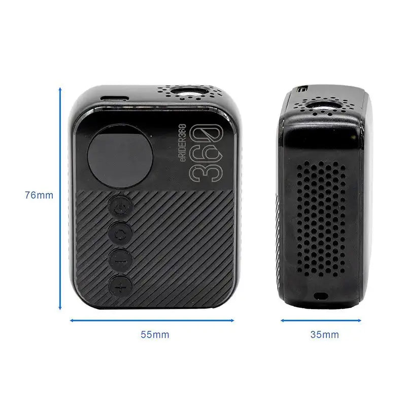eRIDER360 – Gonfleur Électrique Portable pour Pneus de Trottinette et Vélo | Kit Complet avec Housse