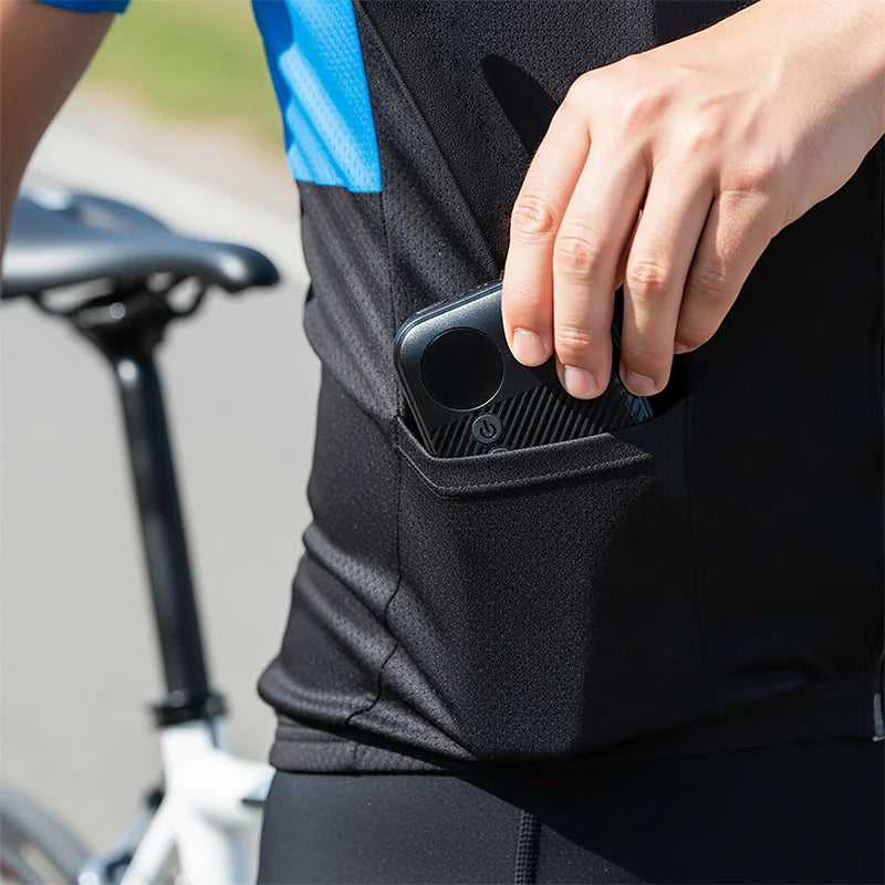 eRIDER360 – Gonfleur Électrique Portable pour Pneus de Trottinette et Vélo | Kit Complet avec Housse