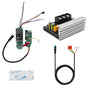Pack contrôleur et écran display Ninebot Max G2 deslimité — kit complet avec câble et ruban 3M, fond blanc