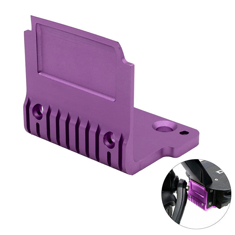 Déflecteur anticollision violet pour Dualtron Thunder Victor Achilles — vue face avant