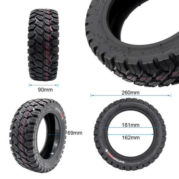 Pneu Tubeless 90/65-6,5 RHINOTRACK Offroad - Gel Anti-Crevaison