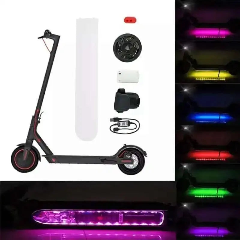 Bande LED RGB avec couvercle transparent pour Xiaomi TrottRiders