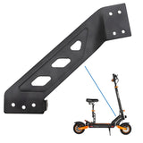 Bras de liaison droit en métal noir pour châssis KuKirin G2 Max 2025. Support de potence avec 3 ajours triangulaires et fixation 5 points.