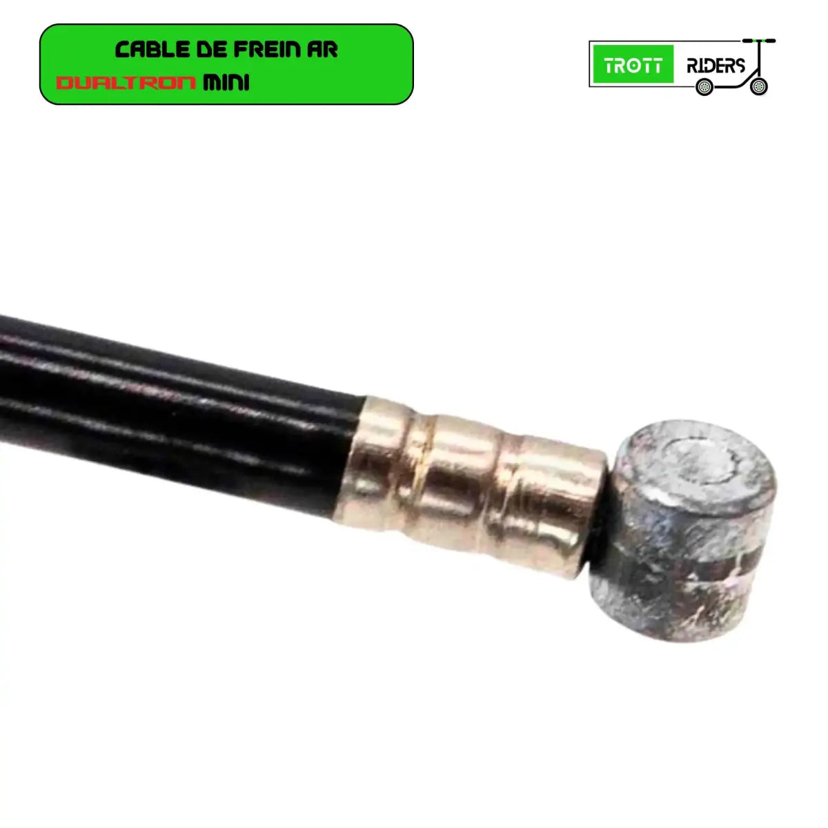 Câble de frein gainé Dualtron Mini (arrière) - 1,85M - Trott-Riders