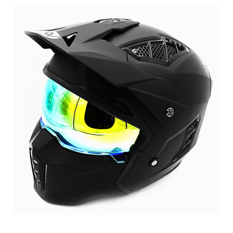 Casque Street FRV Noir Mat : Sécurité Urbaine Trott-Riders