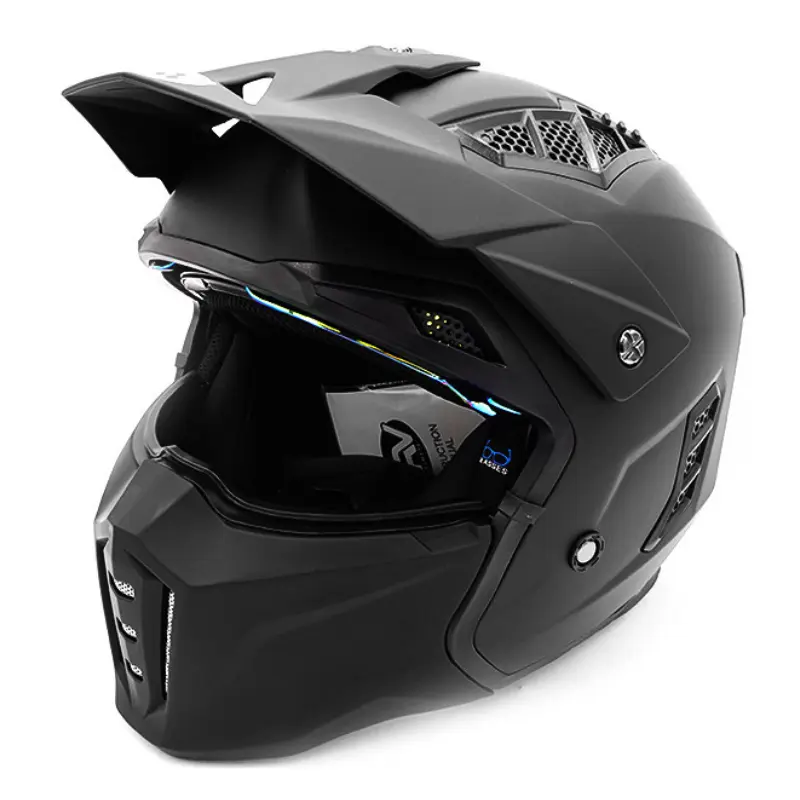 Casque Street FRV Noir Mat : Sécurité Urbaine Trott-Riders