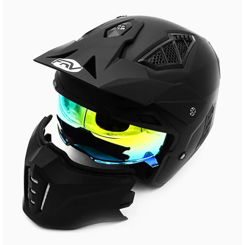 Casque Street FRV Noir Mat : Sécurité Urbaine Trott-Riders