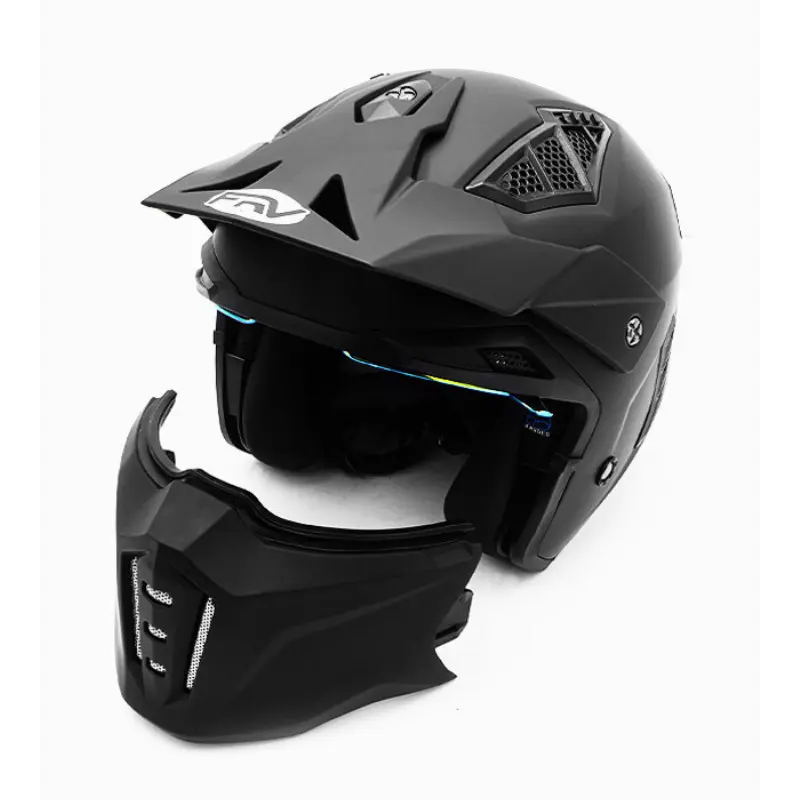 Casque Street FRV Noir Mat : Sécurité Urbaine Trott-Riders
