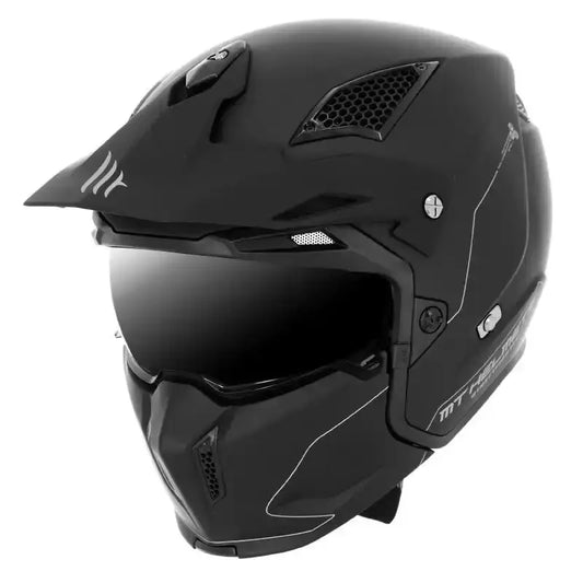 Casque Streetfighter SV – MT Helmets UNI NOIR MAT - Trott-Riders