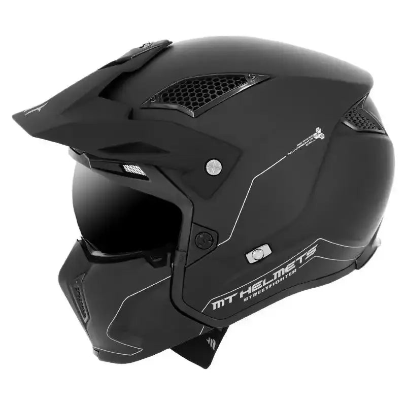 Casque Streetfighter SV – MT Helmets UNI NOIR MAT - Trott-Riders