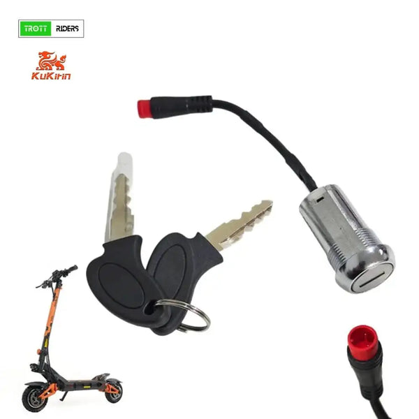 Clé Contact KuKirin G3 Pro - Barillet Étanche + 2 Clés