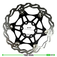 Disque de frein flottant 160mm entraxe 44mm Trott-Riders