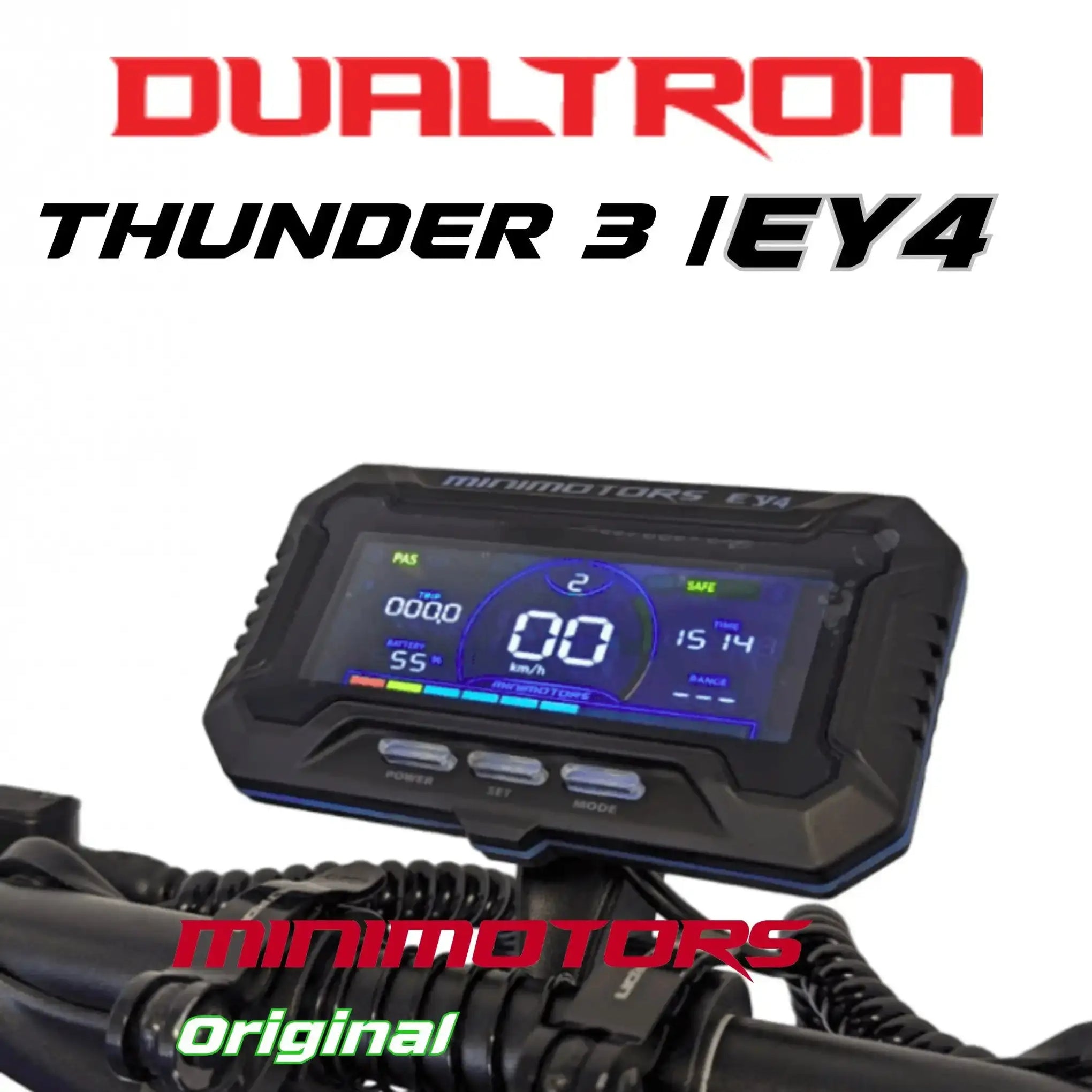 Kit Trottinette Dualtron Näyttö EY4 + Kaasu + Minimotors Tuki Musta Kit Trottinette Dualtron Näyttö EY4 + Kaasu + Minimotors Tuki Musta