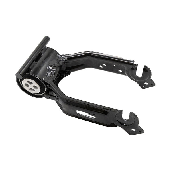 Fourche arrière complète pour trottinette Ninebot F3, structure en acier noir avec silentbloc gris haute densité