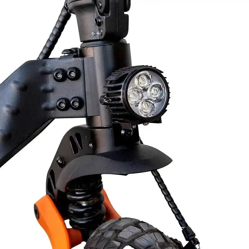Fututech Phare LED + Klaxon 2 En 1 Pour Kugoo M4 – Éclairage Puissant Trottinette Électrique