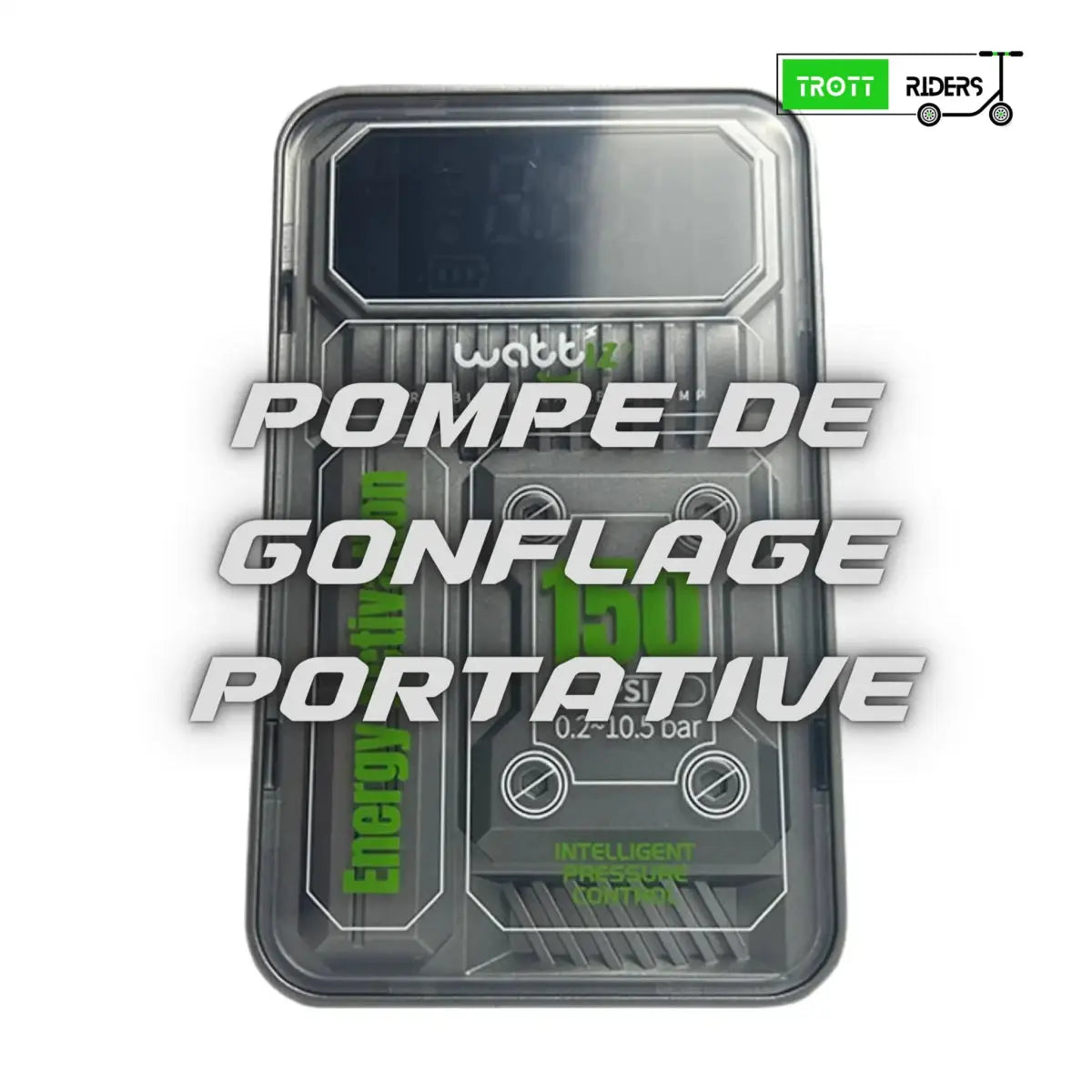 Pompe de Gonflage Électrique Portative avec Power Bank - Trott-Riders