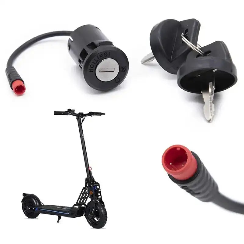 Serrure avec connecteur étanche pour Ecoxtrem Trott-Riders