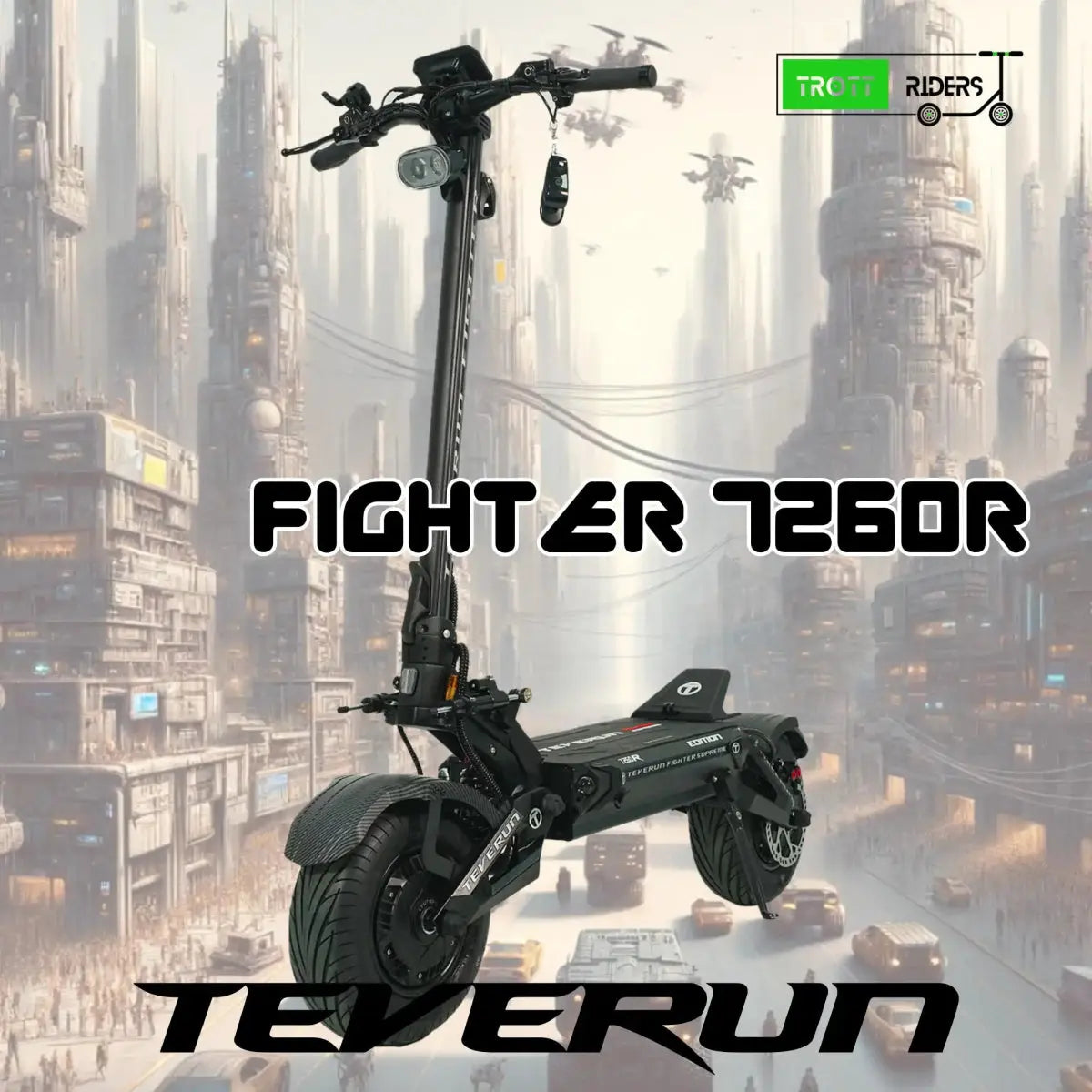 TROTTINETTE ELECTRIQUE TEVERUN FIGHTER 7260R EDITION 2024 (V3) - Trott-Riders