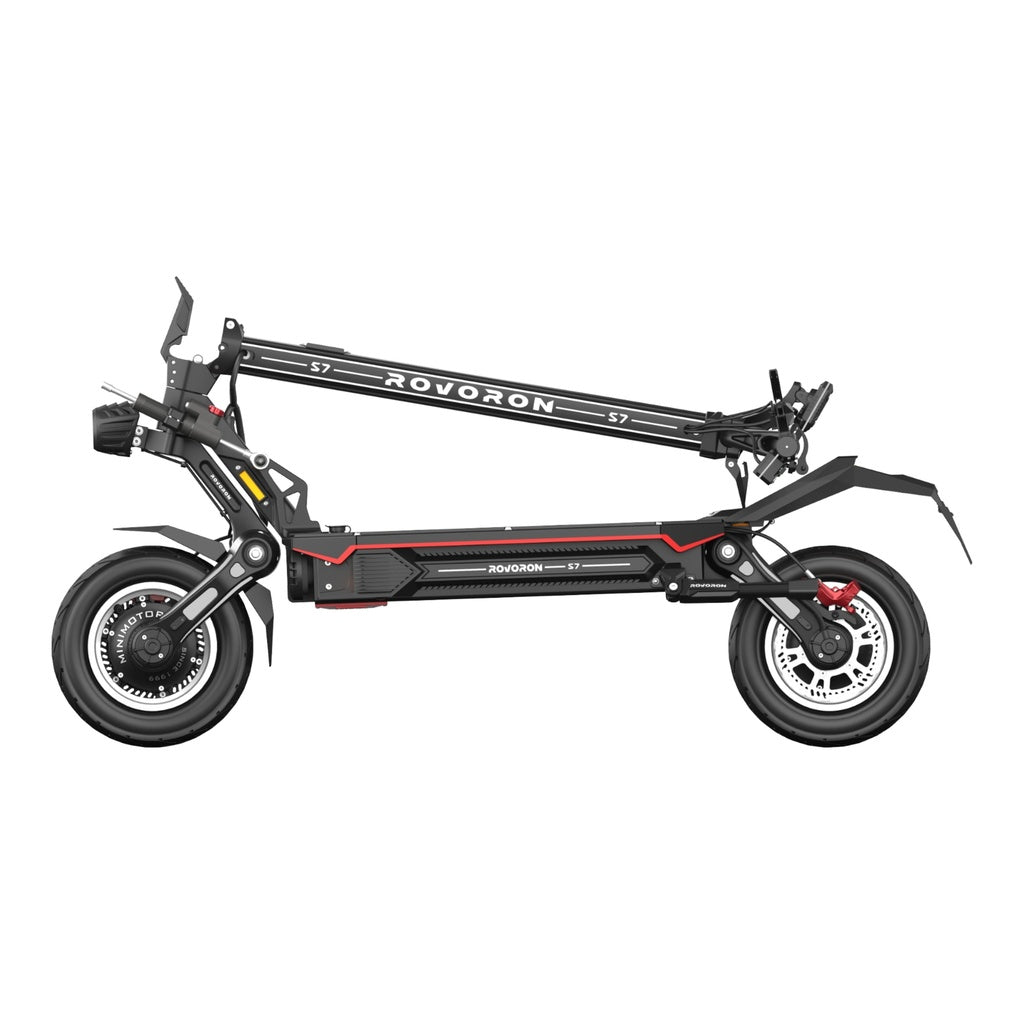 Rovoron S7 pliée — dimensions 1280 x 318 x 610 mm