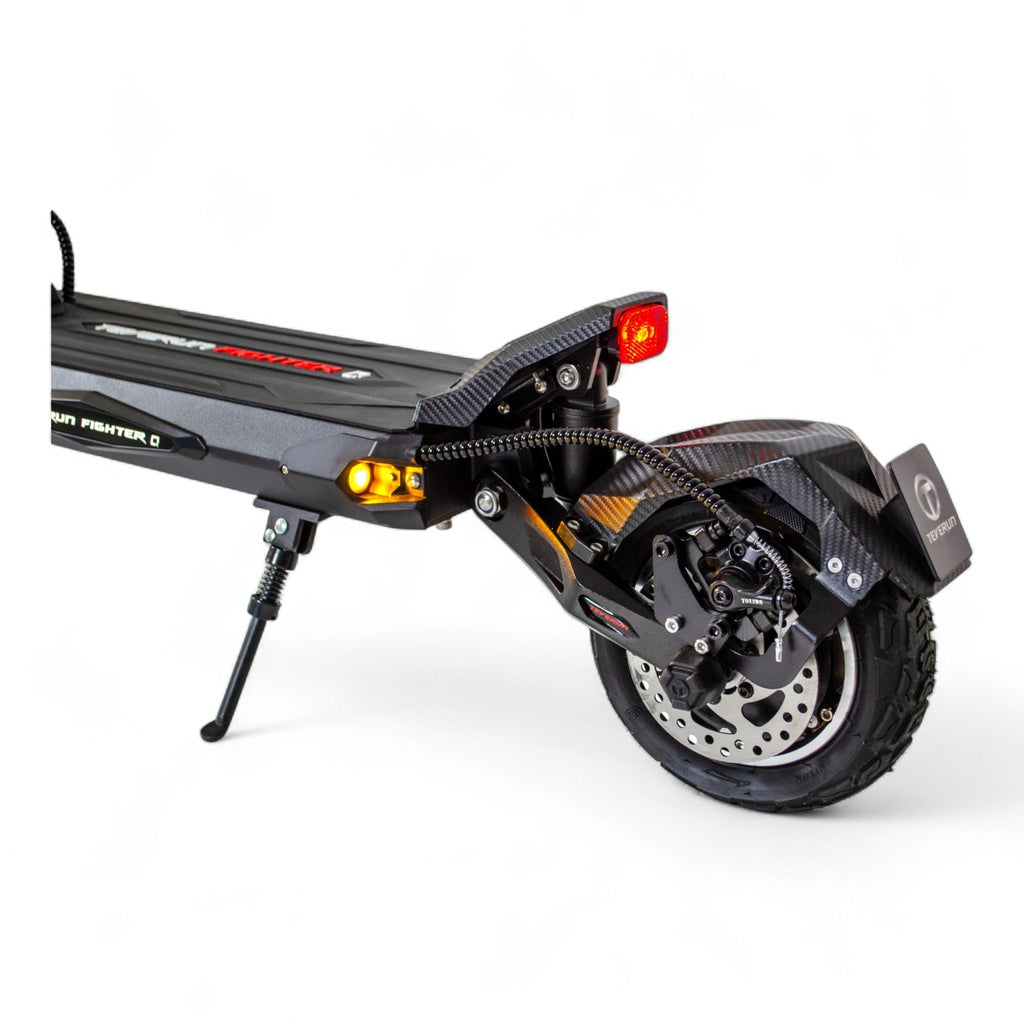 Teverun Fighter Mini Q 52V 13Ah - détail de conception de la trottinette électrique