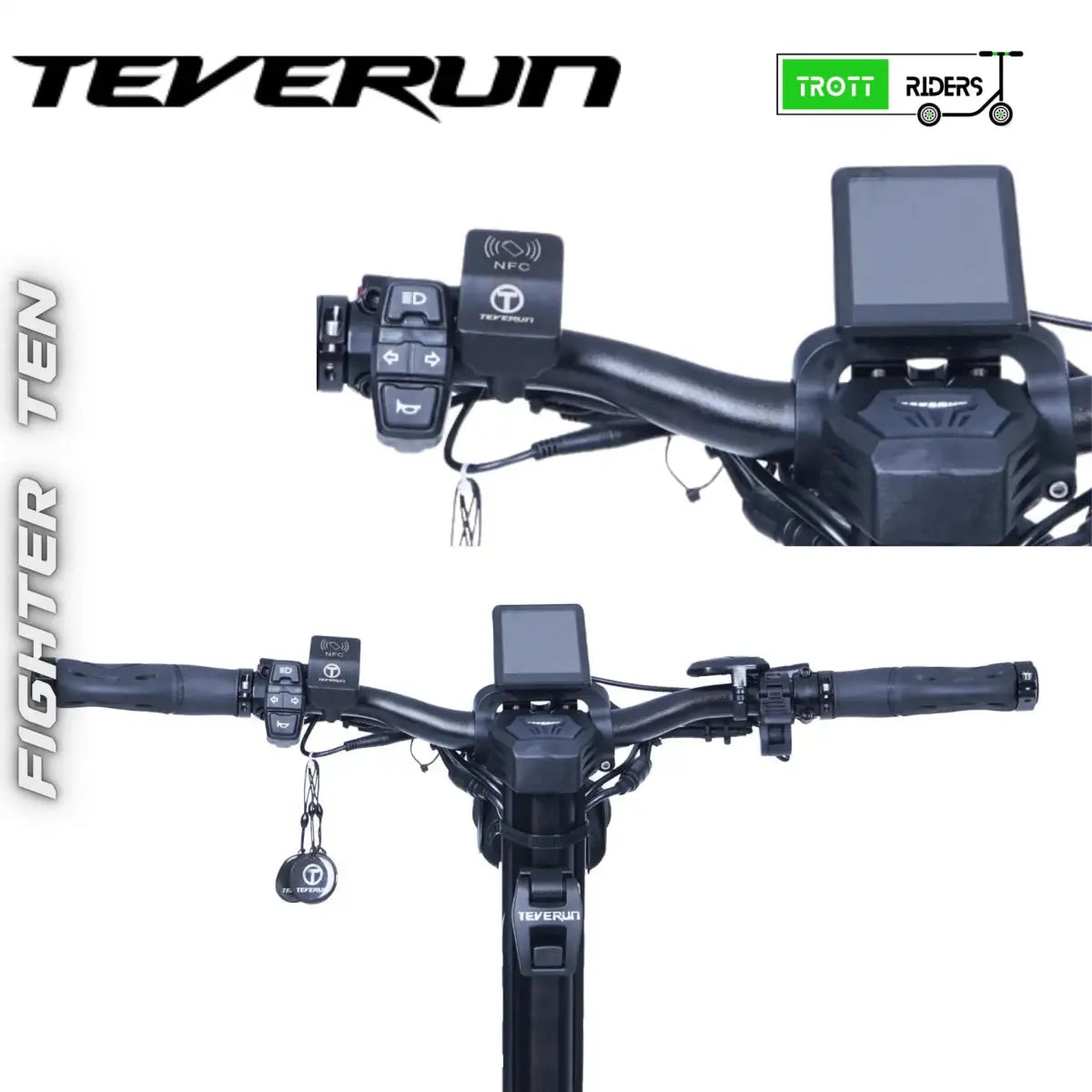 Trottinette électrique TEVERUN FIGHTER TEN 60V 26Ah - Trott-Riders