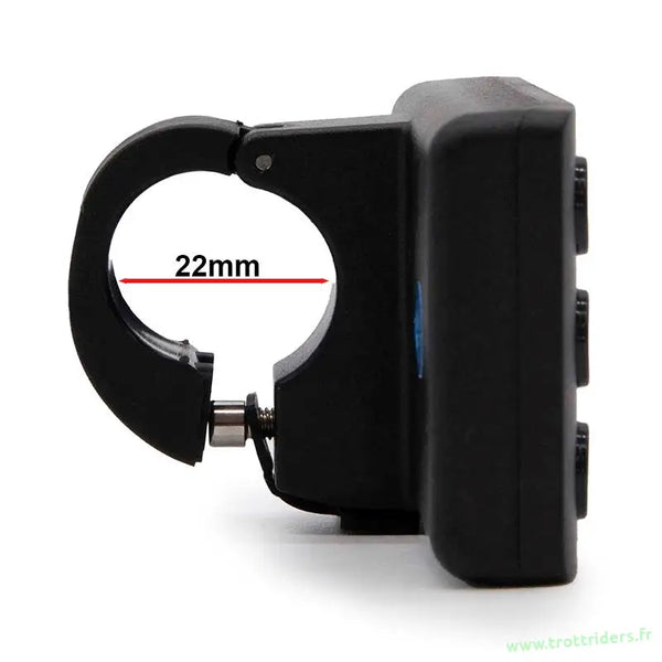 Pièces détachées trottinette électrique pour Afficheur Noir Vélo Électrique, montage 22mm