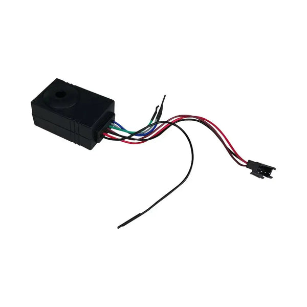 Boîtier de contrôle électronique noir avec fils pour alarme coupe circuit trottinette électrique