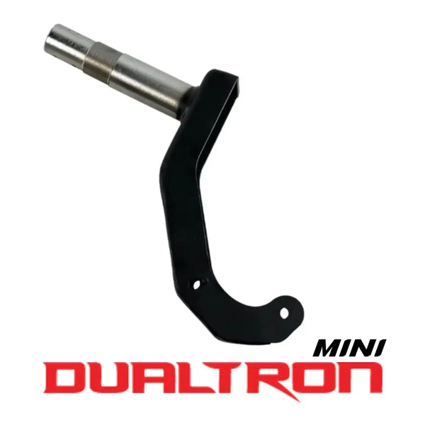 Steering knuckle noire et argent pour fourche Dualtron Mini, rechange originale Minimotors cœur qualité supérieure