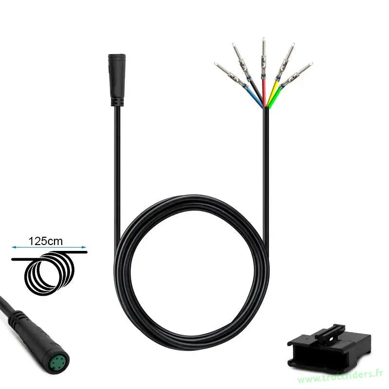 Câble Kukirin G2 Pro 2024 avec connecteurs, pièces détachées trottinette électrique